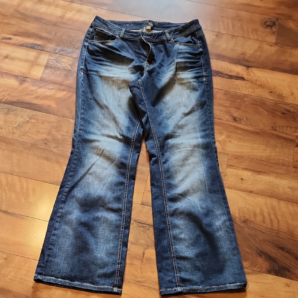 Lane Bryant Genius Fit Flare Jeans
